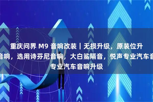 重庆问界 M9 音响改装｜无损升级，原装位升级汽车音响，选用诗芬尼音响，大白鲨隔音，悦声专业汽车音响升级