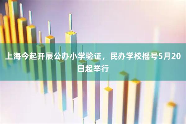 上海今起开展公办小学验证，民办学校摇号5月20日起举行